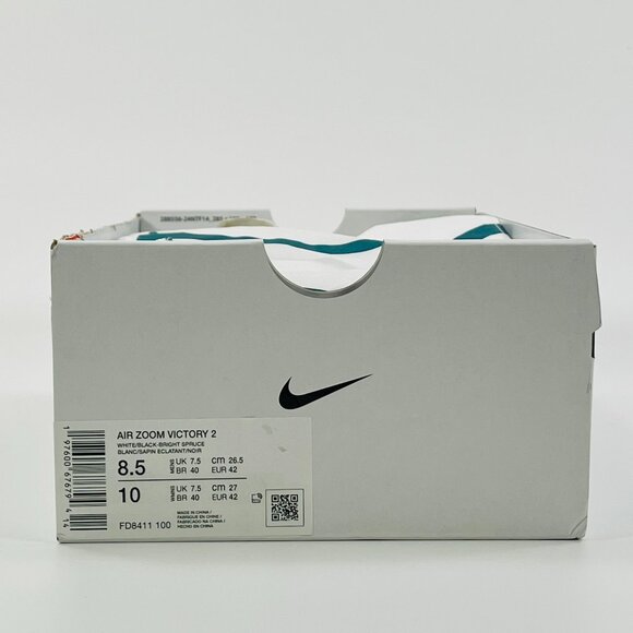 Nike Air Zoom Victory 2 'White Electric Algae' FD8411-100 Track Multi Size - Picture 12 of 12